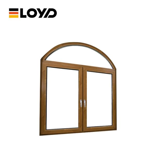 Thermal Break Upvc Arched Aluminium Windows Sliding Glass Commercial