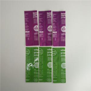 Cheap Full Color Printing Shrink Sleeve Labels Food Grade Plastic Material For Bottle for sale