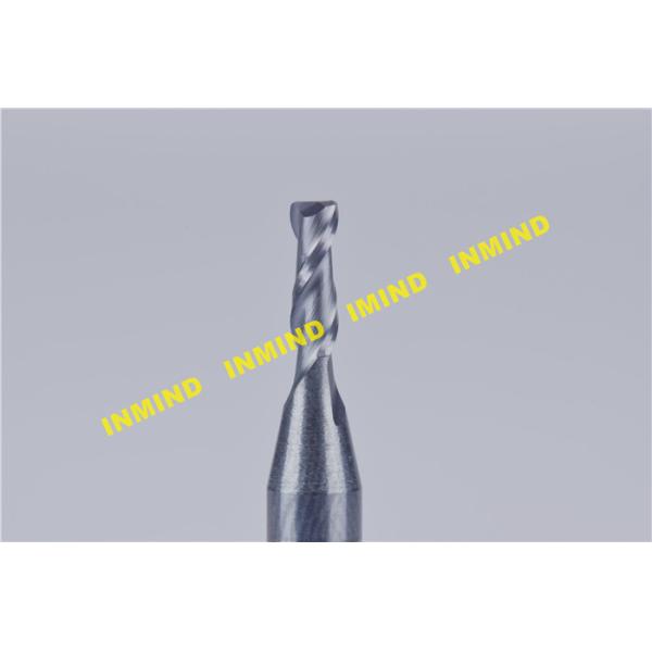 SiN Coating Corner Radius End Mill , HRC55 4 Flute Extra Long End Mill SGS