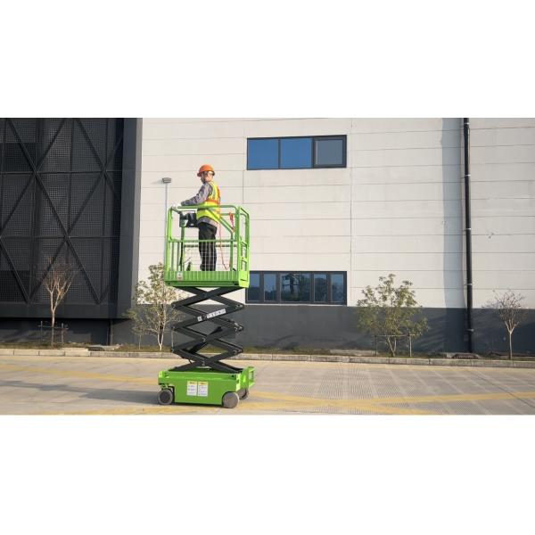 MINI SCISSOR LIFT WITH FULL ELECTRIC OF 3 METER PLATFORM HEIGHT AND 240KG LOAD CAPACITY
