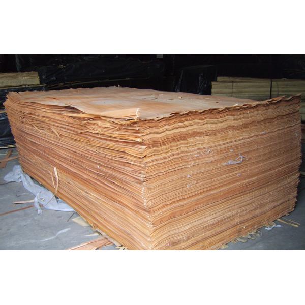 Natural Yellow Okoume Rotary Cutting Wood Veneer For Surface Of Furniture
