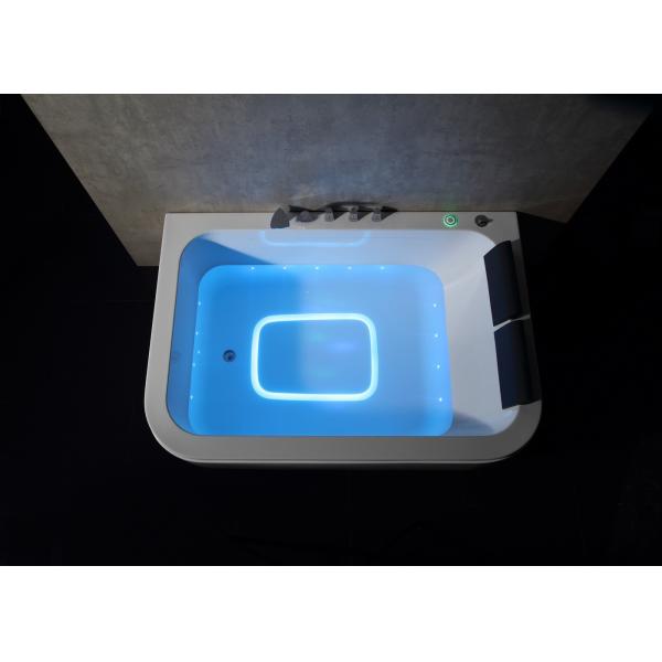 E-8012 Double Rectangle Bathtub Touch Panel Controller For Two person