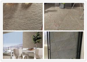 China Imitated Look Polished Travertine Floor Tile / Sandstone Porcelain Tiles on sale