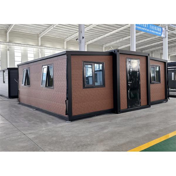 20-foot red brick pattern expansion container house