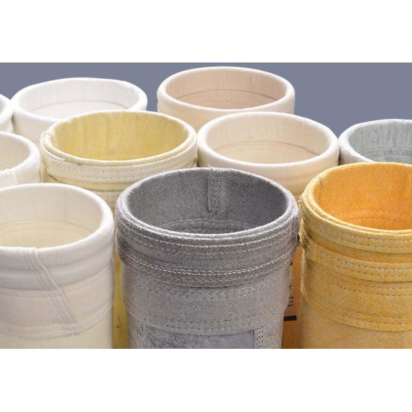 Anti Alkali Fiberglass Polyester Filter Bag Singeing Treatment