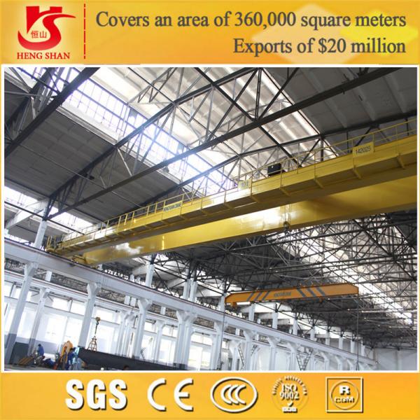 Quality Rail mounted double girder overhead lifting euro crane 50 ton crane wholesale