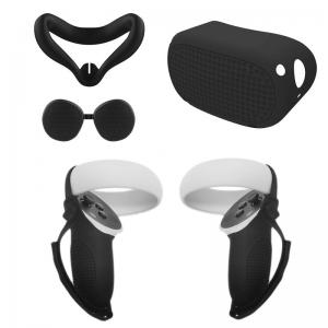 Cheap Anti-Fogging 4 In 1 VR Silicone Cover Set Protective For Oculus Quest 2 Accessories for sale