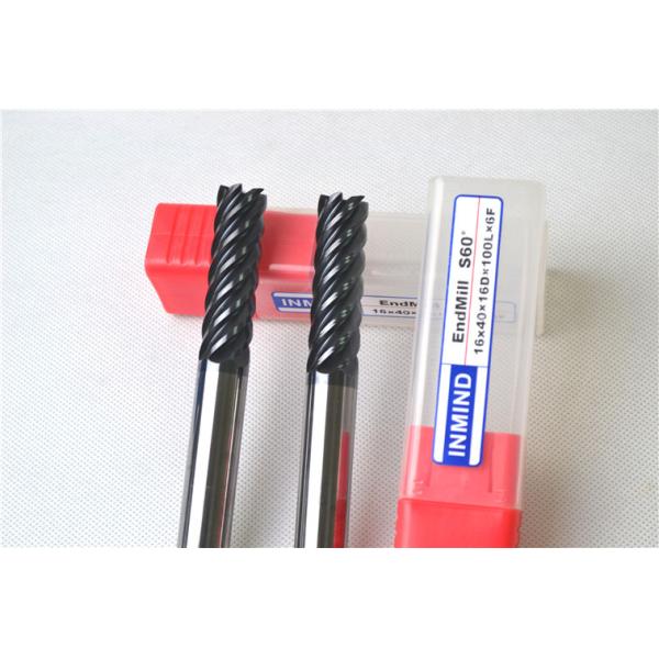 6 Flue / 8 Flute End Mill Drill Bits , Cutting Tools For Milling Machine Tool Bits