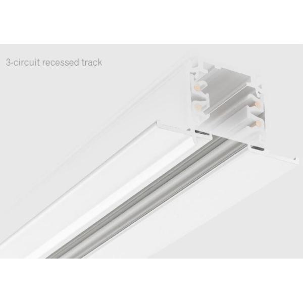 Dimmable Aluminium LED Track Lights 3 Phase Rail Track Lighting 5 Years Warranty