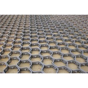 50X50mm Silver Hexmesh Refractory Hexagon Expanded Metal Grating