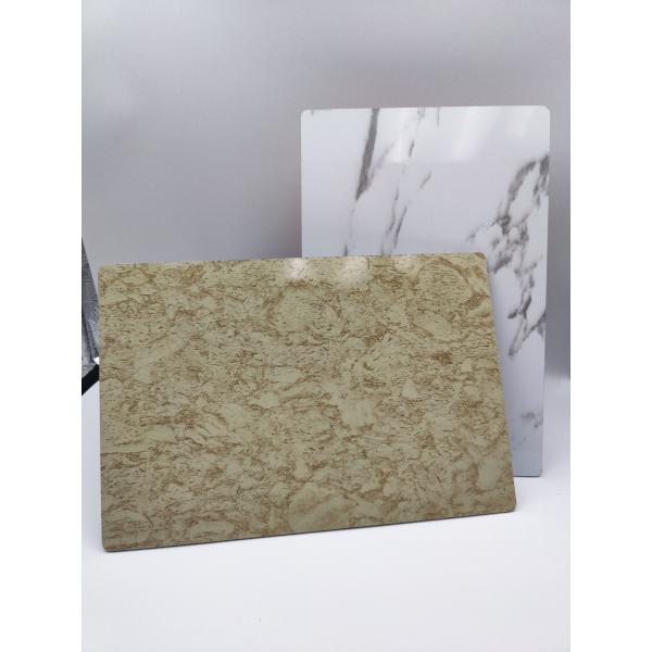 Anodized Fire Retardant ACP Sheet , Stone Grain Color Aluminium ACP Sheet
