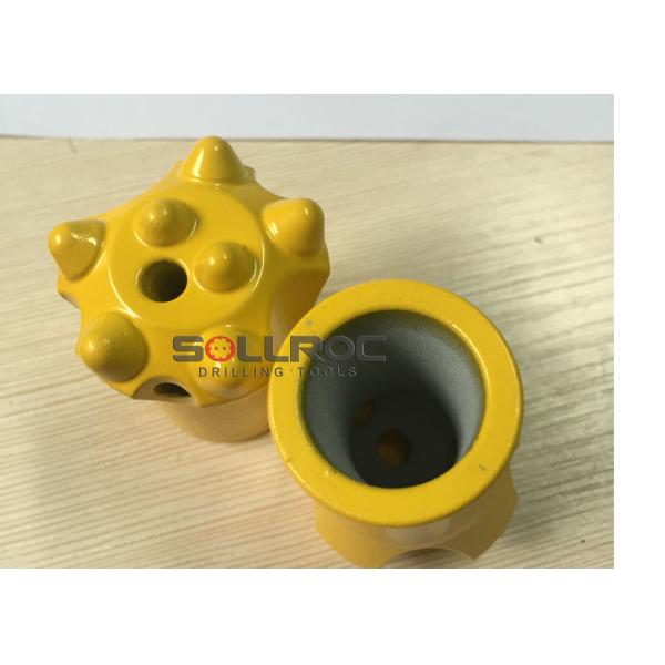 Tapered Equipment Tapered Button Bits For Integral Tapered Rod