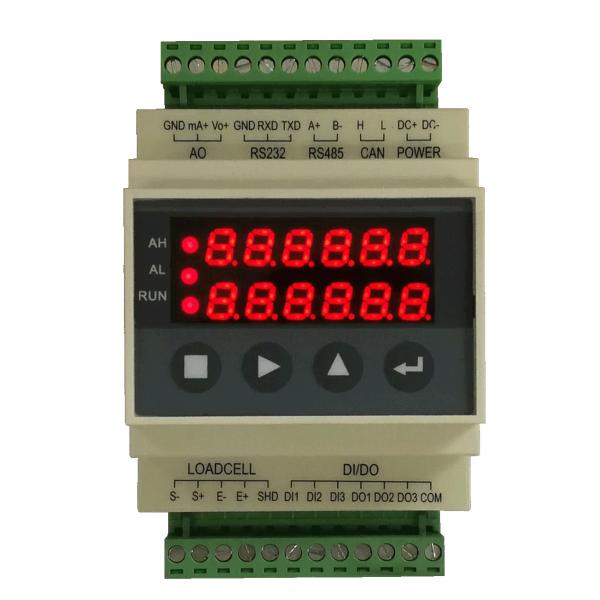 High Accuracy DC24V Guide Rail Weighing Module With Weight / Force Display