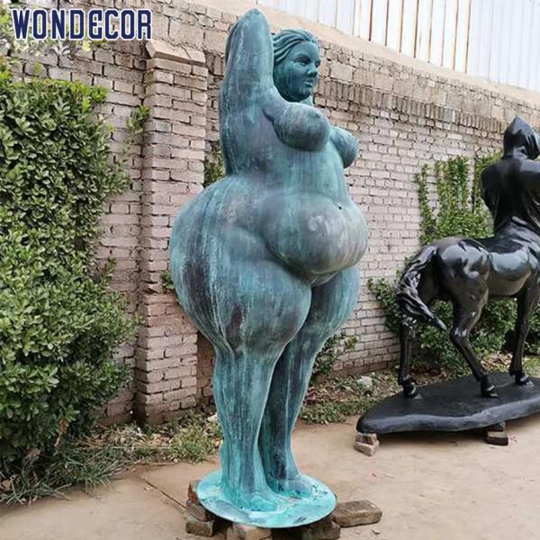 Customized Modern Nude Woman Bronze Sculpture For Decoration
