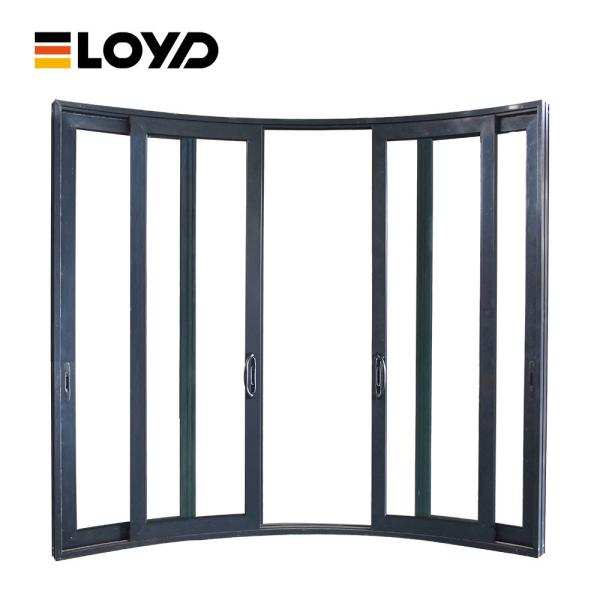 120 X 80 Accordion Glass Sliding Doors For Patio 2.2mm Aluminium