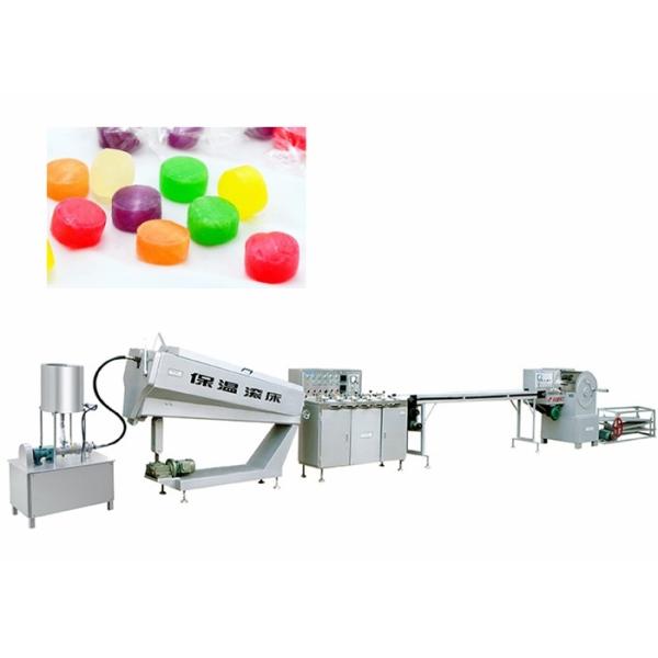 Easy Operation Hard Candy Depositing Line / Rock Candy Making Machine