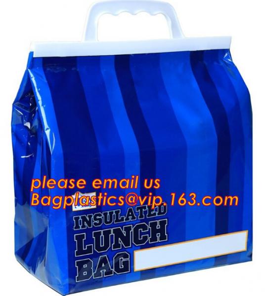 handle carrier,Thermal Insulation Food aluminum foil lunch bag for Japanese market,lunch thermal cooler insulation bag f