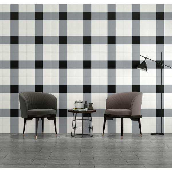 200x200mm Black White Grey Ceramic Rustic Floor Tile