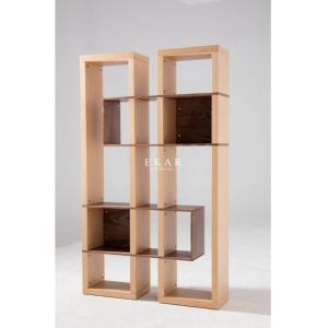 Cheap Wooden Modern Design Soild Oak Wood Book Shelf Bookcase for sale