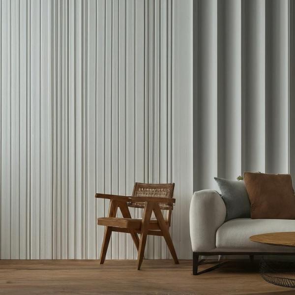 8mm Interlocking Pvc Wall Panel Outdoor High Heat Insulation White