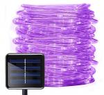 39ft 12M Waterproof Copper Wire Lights Tube / Solar Rope Lights For Path Fence