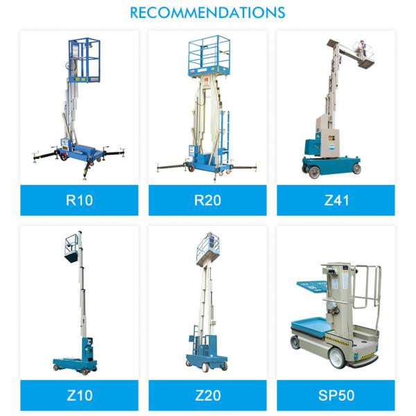 Indoor Outdoor 14m Electric Scissor Lift Platform