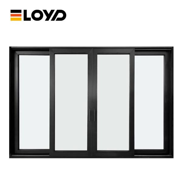 Waterproof Tempered Glass Sliding Door Aluminum Outside 70 X 80 For Patio