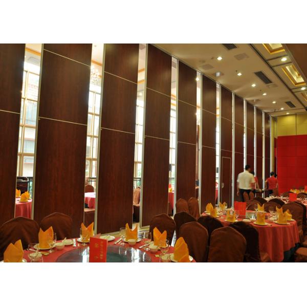 Steel Track Operable Folding Partition Walls For Multi-Function Hall