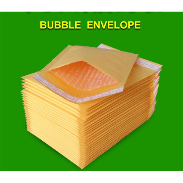 Biodegradable Kraft Paper Self Seal Bubble Mailers Size 6 12.5 X 19 For Shipping