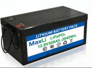 China OEM 4S49P 12 Volt 300Ah Llifepo4 Rechargeable Battery on sale