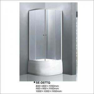 Cheap Fashionable Bathroom Shower Cubicles , Sliding Glass Door Shower Enclosure for sale