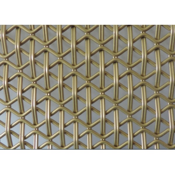 Stainless Steel 316 Decoration Wire Mesh with 1.5mm Wire Diameter and Customized Color for Inner Decoration