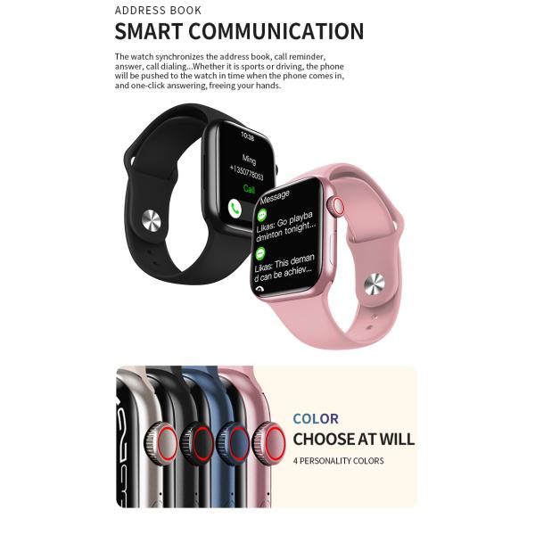 1.77inch 320*380 TFT Square Screen Smartwatch Health Data Sharing