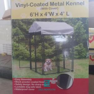 China Pet House Outdoor Welded Wire Mesh Fence Panels Dog Kennels Corrosion Resistance on sale