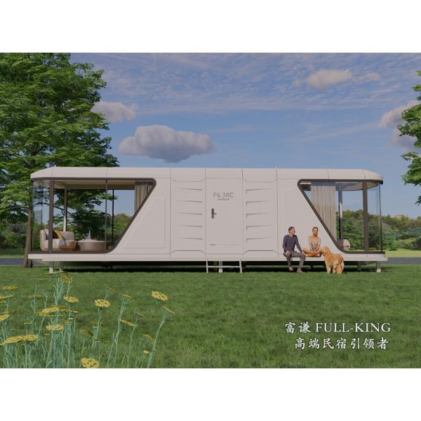 10 Tons Container Prefabricated Capsule House With Kitchen / Capsule Tiny House 11.5*3.2*3.2m