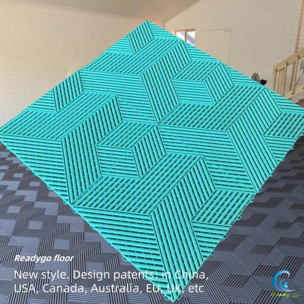 Anti Slip Garagetrac Floor Tiles 40x40 Interlocking Mats For Garage