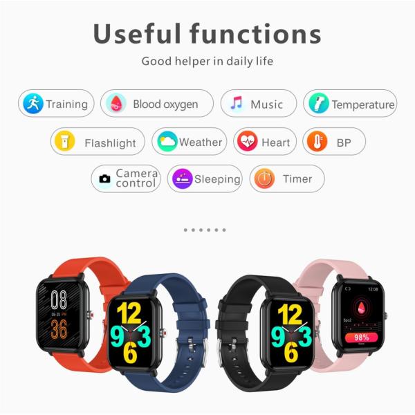 1.7 Inch TFT IP68 High Definition Smart watch Full Screen Touch