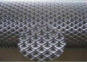 Decorative Expanded Metal Mesh Aluminum Material  For Curtain And Workshop Security