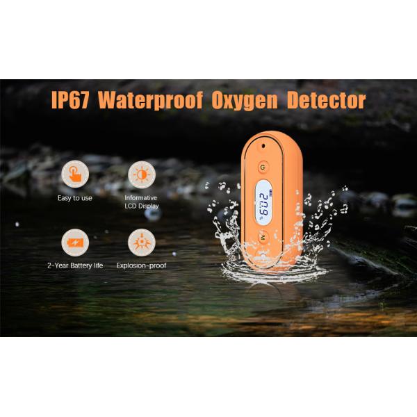 High Precision Portable Oxygen Gas Detector | 9V Battery, LCD Display & Data Logger with Sound-Light Alarm for Outdoor Activities