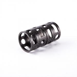 Cheap 40mm Tube Machined Carbon Fiber Square Tube 20mm High Tensile Strength for sale
