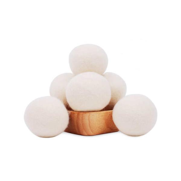 2.76 Inch Handmade No Lint Organic Wool Felt Balls