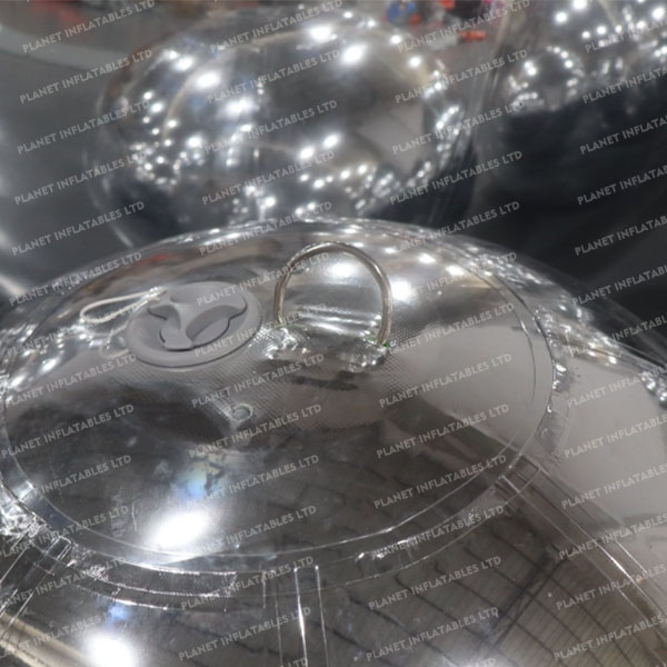 Giant Hanging Silver Reflective Inflatable Mirror Balloon Indoor Decorative Inflatable Mirror Ball