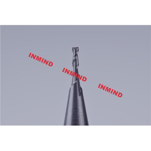AlTiN Coated Smallest End Mill , 1.4 mm Cutting Length High Performance End Mills