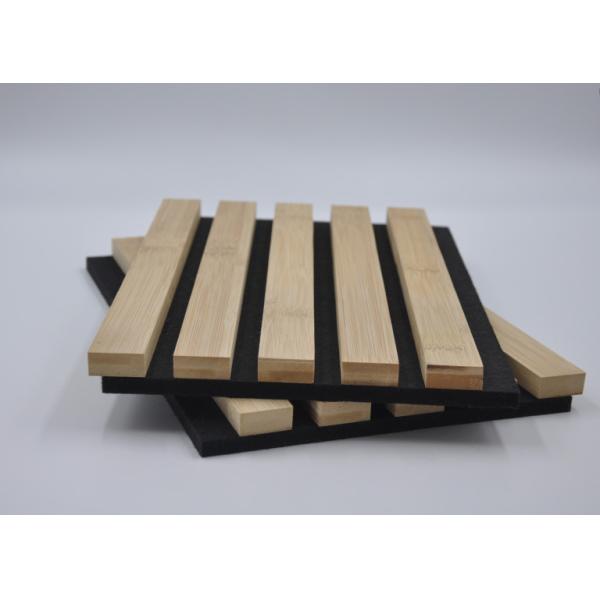 21mm Interior Acoustic Slat Wood Panels Sound Insulation Wall Panelling