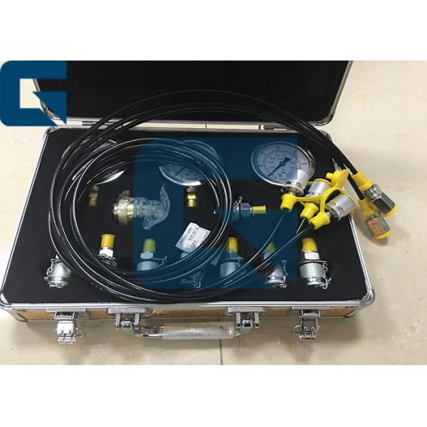 Durable Excavator Hydraulic Pump Pressure Test Gauge , Main Pump Pressure Test Kit