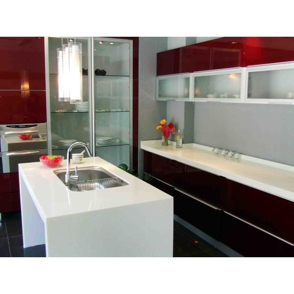 Quartz Granite Solid Surface Bar Counter Seamless Joint Anti Polution