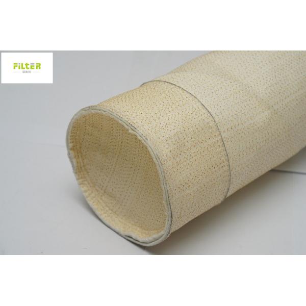 450 - 550g Cement Industry High Temperature Filter Bags Nomex Aramid PPS P84