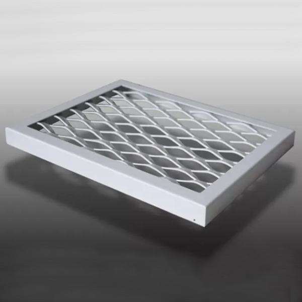 Lightweight Expanded Aluminum Panels Fireproof Facade Cladding Easy Install