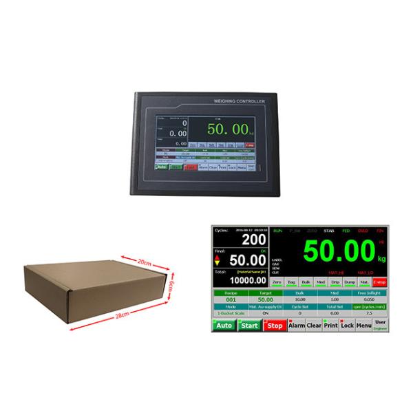 Ration Packing Scales Bagging Weighing Controller, With Touch Screen
