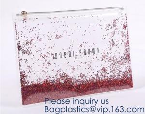 Cheap Custom Logo Glitter Cosmetic Makeup Eva Clear Pouch / Pouches,Smiggle Pencil Case With Glitter,Tissue Bag CD Case Docume for sale